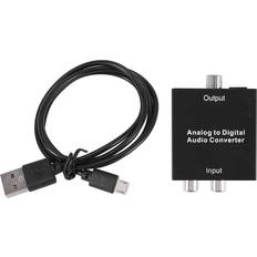 Tlily Analog to Digital Audio Converter R/L RCA