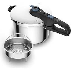 Tefal Trykkogere Tefal Trykkoger SECURE TRENDY 6L + kurv i rustfrit stål