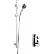 Shower Sets Balterley Round Thermostatic Vertical Bar Valve Chrome