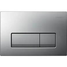 Geberit Delta 50 Flush Plate for Dual Flush Matt Chrome