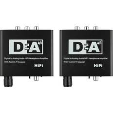 D/A Converter (DAC) Tlily 2X 192KHz Digital Optical Coaxial Converter