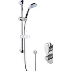 Shower Sets Balterley Current Shower Bundle Chrome Rail Kit