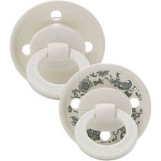 Ivory Blue Toile Binky Bundle Dummies 2 Pack