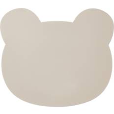 Silicone Placemats Liewood Aura Bear Placemat Sandy