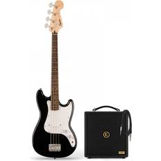 Squier By Fender Squier Sonic Bronco Bass LRL Black & Eden Orbiter 8 Bass Combo Amp
