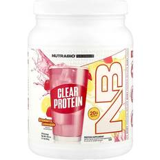 NutraBio Clear Protein Powder Strawberry Lemonade Flavor 518 g