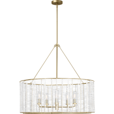 Shades Visual Comfort Winslow Large Hanging Powder-Coated Brass Shade