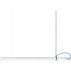 Belysning Ingo Maurer Tubular LED Weiß Blau Mehrfarbig Pendelleuchte