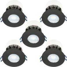 Set of 5 Fire Rated LED Bathroom Downlights