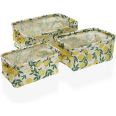 Baskets on sale Versa Refurbished Set Textile 18 x 14 x 28 cm Basket 4pcs