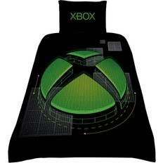 Xbox Logo Set Single Duvet Cover Black