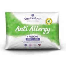 Slumberdown Anti Allergy 48 x 74 cm 4 Pack Fiber Pillow