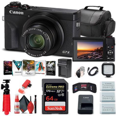 Canon PowerShot G7 X Mark III Digital Camera (3637C001) 64GB Card Pro Bundle