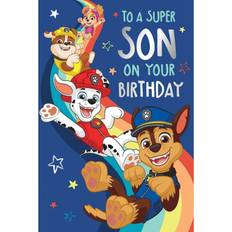 Paw Patrol Son Birthday Card