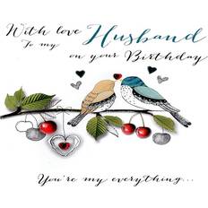 Second Nature With Love Husband Birthday Greeting Card