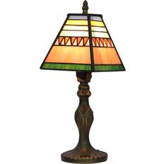 WACEH Simple European Retro Bronze/Multicolour Bordslampa