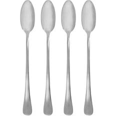 Cucchiai House Doctor Cucchiaio Lungo Brush 4 Pezzi Finitura Argento Cucchiaino da tè 4pcs