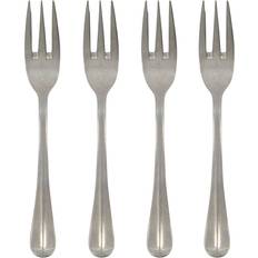 Forchette per Dolci House Doctor Forchettine Da Torta Mora 4 Pezzi Finitura Argento Forchetta per Dolci 4pcs
