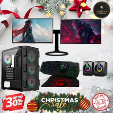 Monitor pc Savitar Technology Gaming PC Bundle Dual Monitor Core i7 710