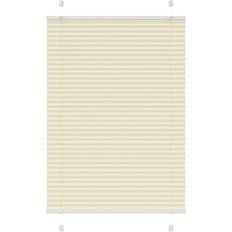 Beige Plisségardiner vidaXL Plisségardin Fløde 100x150 cm Stofbredde 99,4 cm Polyester 100x150cm