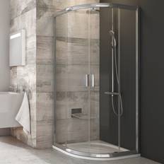 Hill Ceramic Ravak Duschhörn Blix 80x80 cm R550 Rund Krom