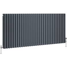Water Radiators Reggio Anthracite Horizontal Radiator 600 x 1460 mm