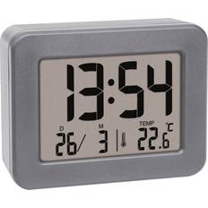 Alarm Clocks TFA Dostmann Quartz Alarm Clock Grey Alarm 60.2044.10
