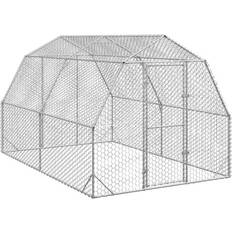 vidaXL Hönsgård 2.5 x 4 x 2.25 m Galvaniserat Stål