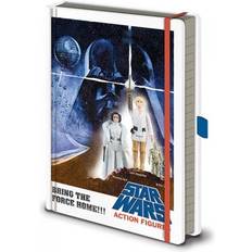 Star Wars Action Figures A5 Notebook - White/Blue