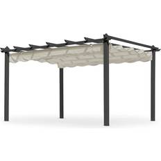 Paviljonger Hillerstorp Skanör Pergola 400 x 300 cm Svart/Sand