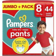 Pampers Baby-Dry Nappy Pants Size 8 19kg