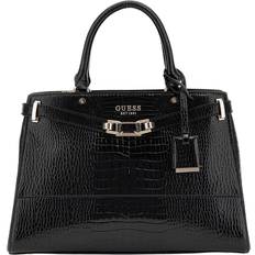 Guess Handväskor Guess Silvye Luxury Satchel Dam - Black