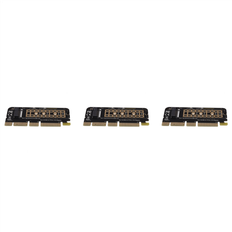 Spactz 3X M.2 NVMe SSD to PCI-E X16 Adapter