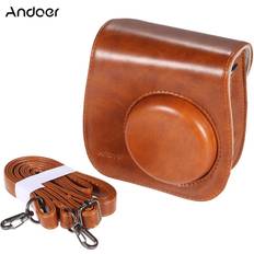 Kameraväskor Andoer Leder Kameratasche Tasche for Fuj-ifilm Insta Mini 8/8s/8+/9