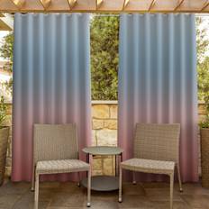 Cheap Curtains Outdoorvorhang Blau-Rosa Farbverlauf x