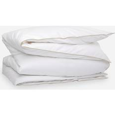 Mille Notti Allegro ECO 150x210 cm White Duvet Cover Beige, White (210x150cm)