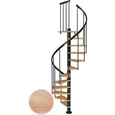 Eg Spindeltrapper Dolle Spindeltrappe i Sort MONTREAL Eg multiplex 9005 CLASSIC2 12T Ø120