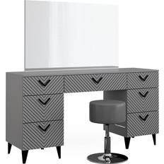 Dressing table VICCO Anett Grey Dressing Table 45x150cm