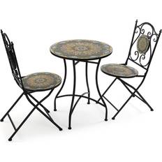 Mobili Versa Refurbished Table with 2 Chairs 60 x 71 x 60 cm Dining Set