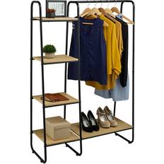Multicoloured Clothing Storage Relaxdays with Shelves 150 x 100 x 41 cm Clothes Rack