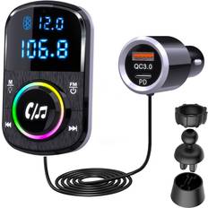 FM Transmitters Chronus Car Bluetooth Transmitter QC3.0