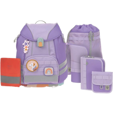 Schulranzen Lässig Flexy Unique School Bag Set 7-piece - Violet