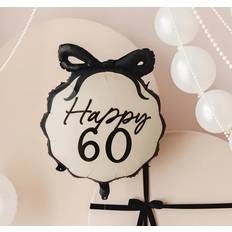 Festartikler PartyDeco Happy 60 Folieballon 47.5x45 cm