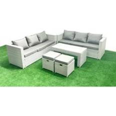 Garden & Outdoor Furniture Fimous 8 Seater Garden Rattan Furniture Outdoor Lounge Set