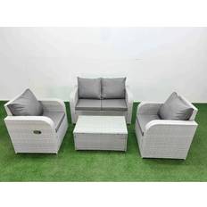 Garden & Outdoor Furniture Fimous PE Wicker Rattan Garden Furniture Outdoor Lounge Set