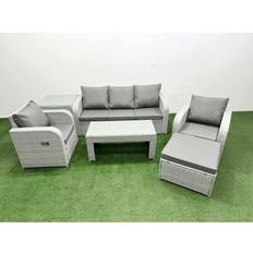 Garden & Outdoor Furniture Fimous PE Rattan Garden Furniture Outdoor Lounge Set