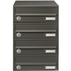 Renz Basic Slim 502 Postkasseanlæg 4 Rum 300 x 440 x 385 mm