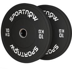 Viktskivor 2 x 10 kg Gummi Svart