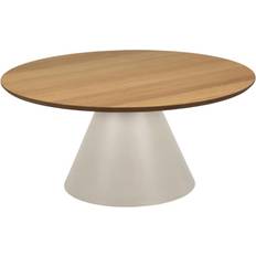 Florence Soli Oak and Grey Round 85 x 40 cm