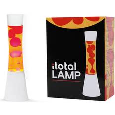 iTotal Lava Lamp 40 cm White Yellow Red Bordslampa